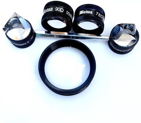 Double Aspheric Lens Combo, Black 20D 90D 78D, 4 Mirror Lens in Volk Case in Kuwait