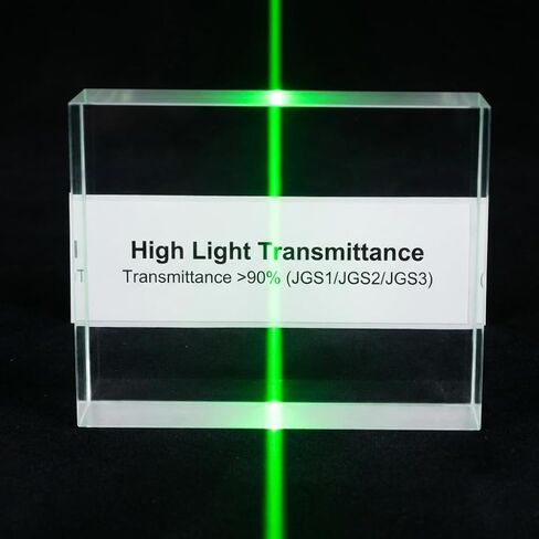 Customizable Sizes JGS2 High Purity Quartz Glass Plate - 1200°C High Temperature - Ultra High Transparency Fused Silica Sheet - Acid & Alkali Proof for Laboratory & Industrial Use (Factory Direct) in Kuwait