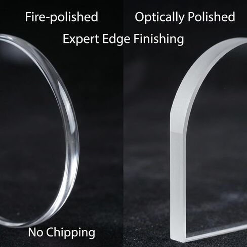 Customizable Sizes JGS2 High Purity Quartz Glass Plate - 1200°C High Temperature - Ultra High Transparency Fused Silica Sheet - Acid & Alkali Proof for Laboratory & Industrial Use (Factory Direct) in Kuwait