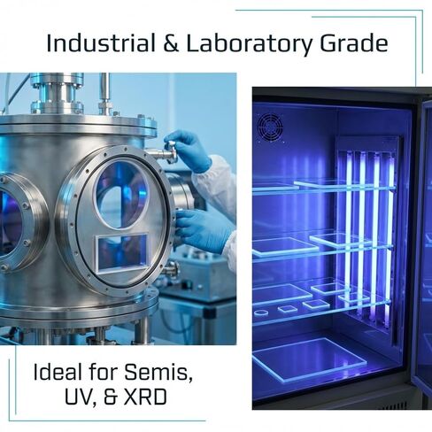 Customizable Sizes JGS2 High Purity Quartz Glass Plate - 1200°C High Temperature - Ultra High Transparency Fused Silica Sheet - Acid & Alkali Proof for Laboratory & Industrial Use (Factory Direct) in Kuwait