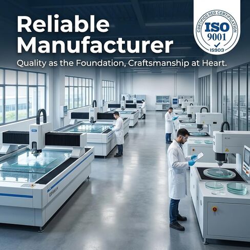 Customizable Sizes JGS2 High Purity Quartz Glass Plate - 1200°C High Temperature - Ultra High Transparency Fused Silica Sheet - Acid & Alkali Proof for Laboratory & Industrial Use (Factory Direct) in Kuwait