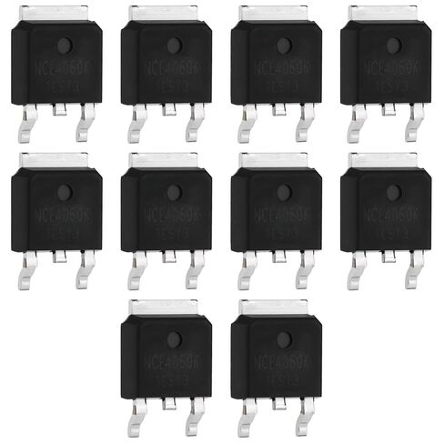 eMagTech 10 قطعة 3 دبابيس NCE4060K MOSFET TO-252 N-Kanal الترانزستور 40 فولت 60A 65 واط لإدارة طاقة محرك المحرك in Saudi Arabia