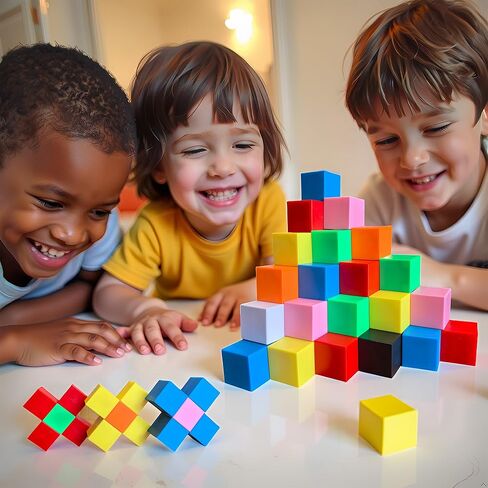 Magnetic Blocks 1.18 inch,Large Magnetic Building Blocks for Toddlers 3 4 5 6 7 Magnet Cubes, Preschool STEM Sensory Montessori Autism Toys for Kids 3-7 Birthday Easter Gifts（40Pcs） in Kuwait