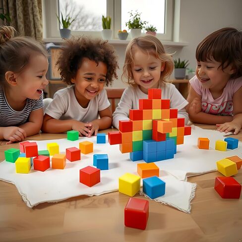 Magnetic Blocks 1.18 inch,Large Magnetic Building Blocks for Toddlers 3 4 5 6 7 Magnet Cubes, Preschool STEM Sensory Montessori Autism Toys for Kids 3-7 Birthday Easter Gifts（40Pcs） in Kuwait