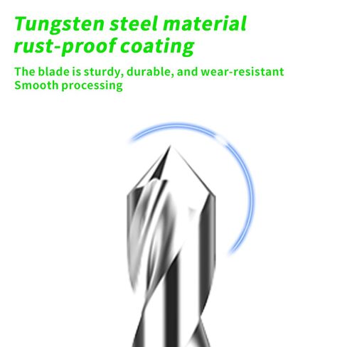 Carbide Spotting Drill Bits 90 Degrees Rust-Proof Coating for Aluminum. (D12*100) in Kuwait