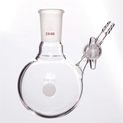 Reaction Ball, Glass Valve, Neck Reaction Ball Vial, Reaction Ball with Glass Valve, F53 in Kuwait