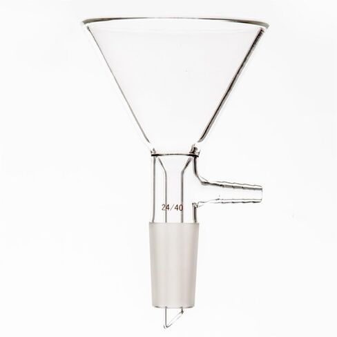 Crushing hopper, φ50mm φ75mm φ90mm, Male connection 14/20 19/22 24/40, Borosilicate Glass Triangular Funnel(F751950) in Kuwait