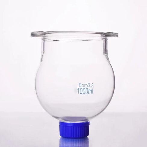 Single-layer Spherical Round Bottom Open Reaction Vial, Capacity 1000 ML, Flange Outside Diameter 150mm, Reaction Vial in Kuwait