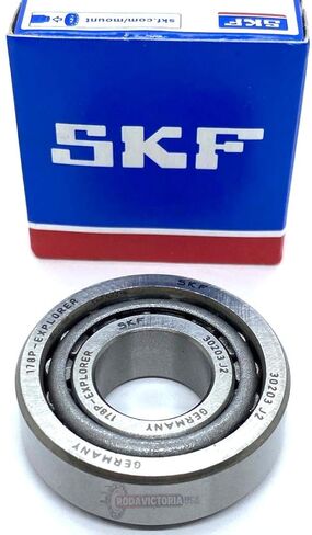 SKF 30203 محامل مدببة، صف واحد 17x40x13.25mm الشحن في نفس اليوم!! in Saudi Arabia