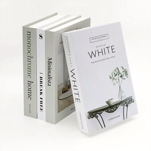 4Pcs Faux Books for Decoration, DIY Home Decoration Fake Books, Coffee Tabletop Decorative Books, Can Only Be Used to Decorate The Room, Can Not Be Opened for Storage, Can Not Be Written. in Kuwait