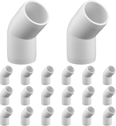 20 حزمة من تركيبات PVC مقاس 1/2 بوصة، تجهيزات أنابيب من فئة الأثاث 3 طرق لأنابيب SCH40 PVC، موصلات الأنابيب لجميع الهياكل والإطارات التي تصنعها بنفسك in Kuwait