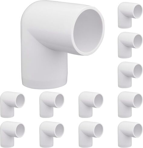 20 حزمة من تركيبات PVC مقاس 1/2 بوصة، تجهيزات أنابيب من فئة الأثاث 3 طرق لأنابيب SCH40 PVC، موصلات الأنابيب لجميع الهياكل والإطارات التي تصنعها بنفسك in Kuwait