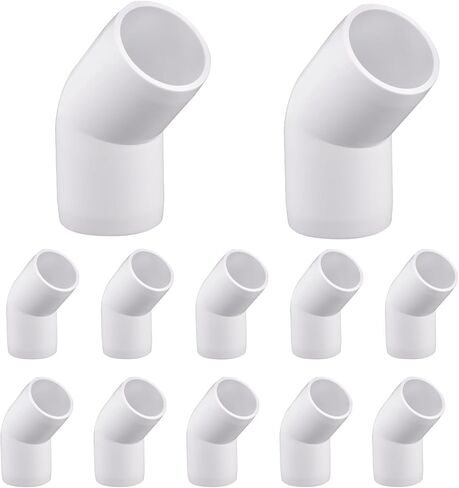 20 حزمة من تركيبات PVC مقاس 1/2 بوصة، تجهيزات أنابيب من فئة الأثاث 3 طرق لأنابيب SCH40 PVC، موصلات الأنابيب لجميع الهياكل والإطارات التي تصنعها بنفسك in Saudi Arabia