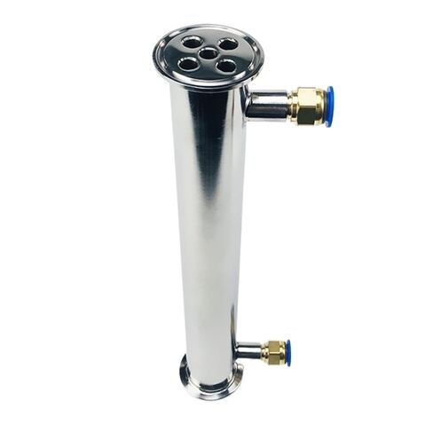 1.5 بوصة 38 مم (OD50.5 مم) مزيل البلغم، الارتجاع، مكثف التقطير مع خيط أنثى 1/4 بوصة، الطول 300 مم، فولاذ 304 in Kuwait