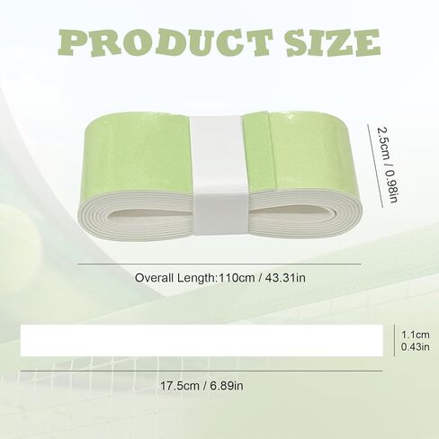 14-Pack Gradient Color Tennis Overgrips, Pre-Cut Absorbent & Anti-Slip Grip Tape for Maximum Control and Comfort in Tennis, Badminton, Pickleball in Kuwait