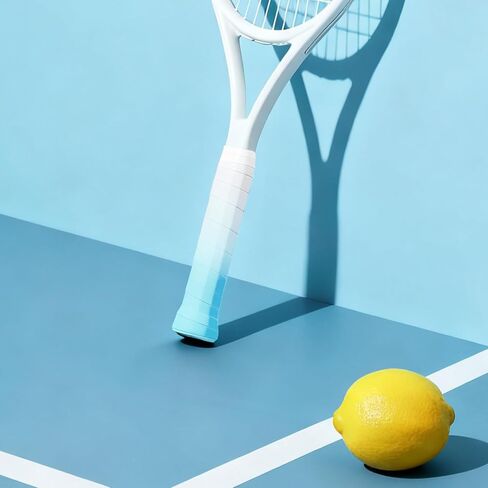 14-Pack Gradient Color Tennis Overgrips, Pre-Cut Absorbent & Anti-Slip Grip Tape for Maximum Control and Comfort in Tennis, Badminton, Pickleball in Kuwait