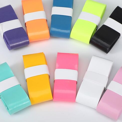 10Pcs Tennis Grip Tape Anti-Slip Pickleball Overgrip Grips Tapes Racket Grip Tape for Tennis Pickleball Badminton in Saudi Arabia