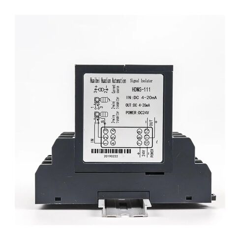 1 قطعة 12-28Vdc عازل الإشارة التناظرية 0-10 فولت محول الإشارات السلبي (4-20MA إلى 0-10V_2 في 2 خارج) in Kuwait
