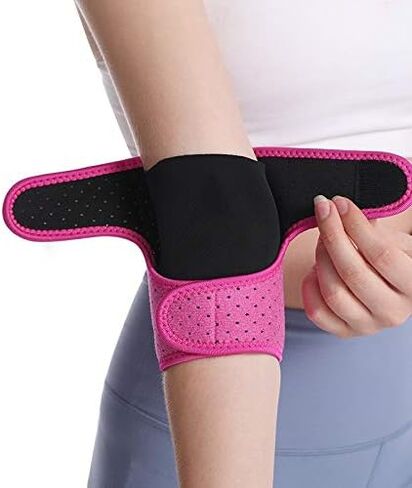 Outdoor Sports Elbow Support Brace Pad Injury Aid Strap Guard Wrap Band Absorb Sweat Sport Basketball Arm Sleeve in Saudi Arabia