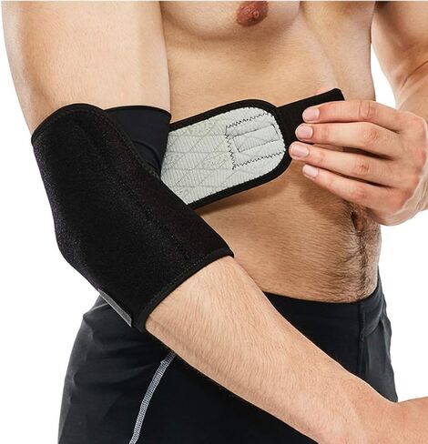 Outdoor Sports Elbow Support Brace Pad Injury Aid Strap Guard Wrap Band Absorb Sweat Sport Basketball Arm Sleeve in Saudi Arabia