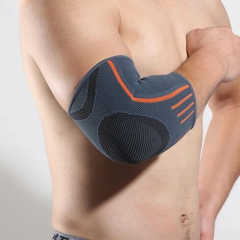 Elbow Brace Support Arm Sleeve Pads Strap Arthritis Guard Bandage Wrap Band Gym Knitted for in Saudi Arabia