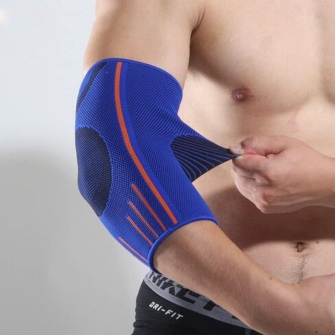 Elbow Brace Support Arm Sleeve Pads Strap Arthritis Guard Bandage Wrap Band Gym Knitted for in Saudi Arabia