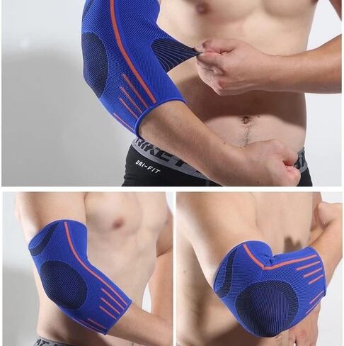 Elbow Brace Support Arm Sleeve Pads Strap Arthritis Guard Bandage Wrap Band Gym Knitted for in Saudi Arabia