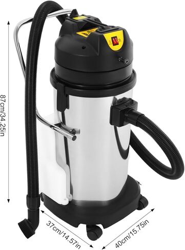 ماكينة تنظيف السجاد التجارية بقدرة 40 لتر/10.56 جالون، منظف فرشاة الأرضيات شديد التحمل بقدرة 1049 وات، غسالة كهربائية مستخرجة، شفط 230 ملي بار، لتنظيف الأريكة والأريكة الأرضية in Kuwait