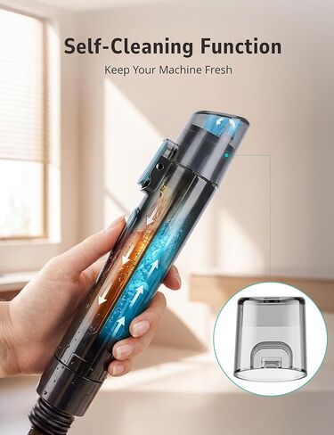 ماكينة تنظيف السجاد متعددة الوظائف Aspiron 20KPA/1600W، منظف بخار احترافي، 9 فرش، خزان مياه 1.7 لتر، محلول تنظيف 300 مل، سلك 5 متر، للسجاد والأريكة وبقع الحيوانات الأليفة والمراتب والأثاث والسيارة in Kuwait