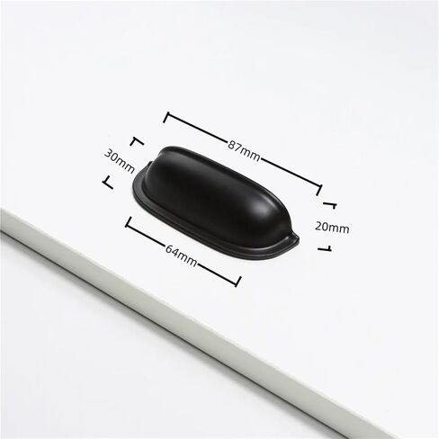 تسحب مقبض الصلبة سبائك الزنك نصف دائرة مقابض للخزانة خزانة درج أثاث المطبخ 1 قطعة (7) in Kuwait