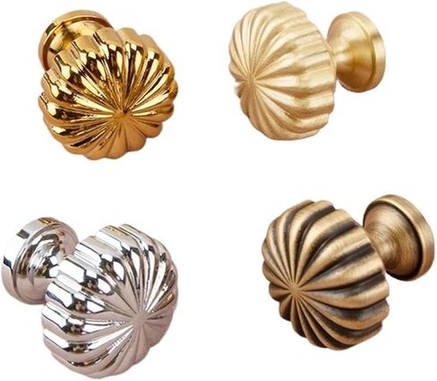 Solid Brass Gold Kitchen Cabinet Drawer Silver Handle Yellow Antique Copper 1Pcs(2017.25-PVD) in Kuwait