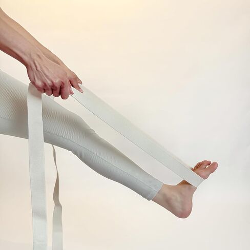 Tharie Organic Cotton Yoga Strap, GOTS Certified, Adjustable D-Ring, Soft & Durable Stretching Strap for Yoga, Pilates & Physical Therapy, 250 cm in Saudi Arabia