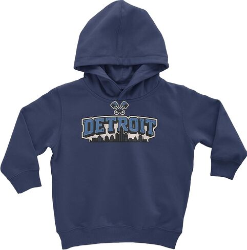 Detroit Motor City Retro Piston Toddler-Sized Hoodie, Soft Fleece, Adorable in Saudi Arabia