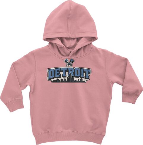 Detroit Motor City Retro Piston Toddler-Sized Hoodie, Soft Fleece, Adorable in Saudi Arabia