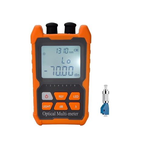 3 in 1 Function Fiber Optic Tester Portable Optical Power Meter (FC/SC/ST) & VFL 2mw Visual Fault Locator & LED, OPM & VFL, Range: (-70) dBm ~ (+6) dBm, 1pc in Saudi Arabia