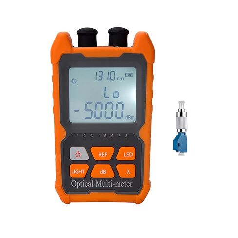 3 in 1 Function Fiber Optic Tester Portable Optical Power Meter (FC/SC/ST) & VFL 2mw Visual Fault Locator & LED, OPM & VFL, Range: (-70) dBm ~ (+6) dBm, 1pc in Kuwait