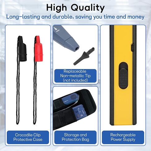 Pro3000 Tone Generator and Probe Kit Bundle with Network Cable Tester, Toner Electrical Tool, Ethernet Tester Tool for RJ45 Cat5/Cat5e/Cat6/Cat6a/Cat7 UTP/Shielded Cable, RJ11 & RJ12 in Kuwait