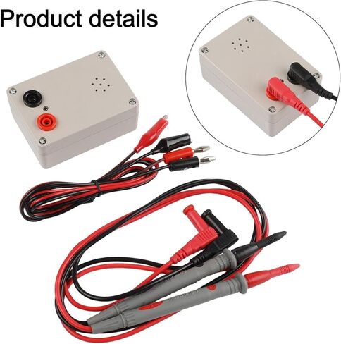 9V Buzzer Tester, Wire Continuity Detector with Sound Prompt for Cable Connection/PCB Electrical Circuit Detector, Battery Powered Continuity Meter(Continuity Tester with Pen & Clip Wire) in Kuwait