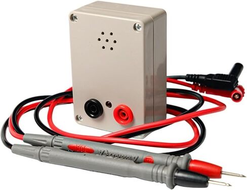 9V Buzzer Tester, Wire Continuity Detector with Sound Prompt for Cable Connection/PCB Electrical Circuit Detector, Battery Powered Continuity Meter(Continuity Tester with Pen & Clip Wire) in Kuwait