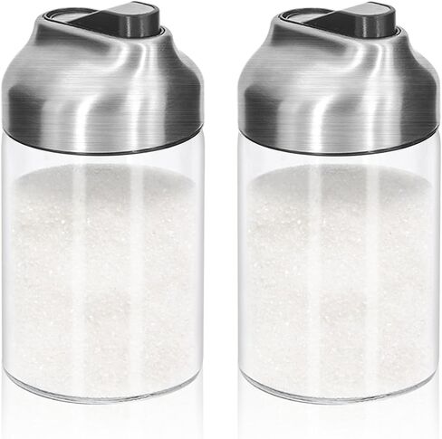 Aelga Glass Sugar Dispenser with Pour Spout, Weighted Pourer, Coffee Bar Accessories for Coffee, Tea and Baking in Kuwait