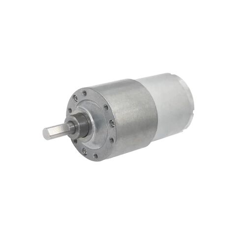1pc JGB37-3530 DC Motor 12v 37mm All Metal Gear Box DC High Torque Motor Eccentric Shaft Geared Motor for DIY(35RPM_12V) in Kuwait