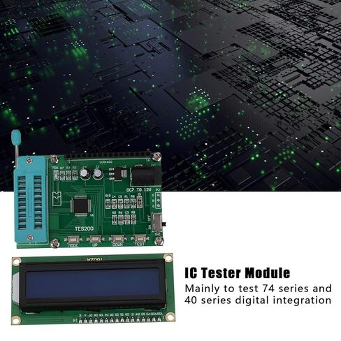 Tyenaza IC Tester Digital Meter 74 40 45 Series lC Logic Gate Electronic Component DC7-12 V in Saudi Arabia