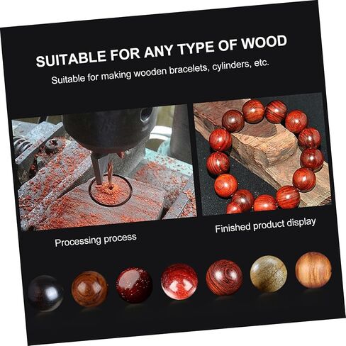 1Set Bracelet Milling Cutter Tool Kit for Wooden Jewelry Making High Drill Bits for Craft Suitable for CNC and Machine Router for DIY Woodworking Projects in Saudi Arabia
