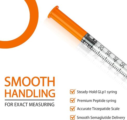 U-100 1ml 31 Gauge 1/2 Inch Syring, Individually Packed, PACK 25. in Kuwait