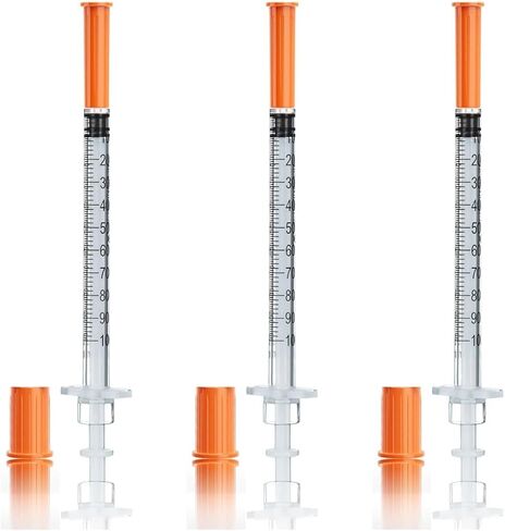 30g 5/16 1cc Syringe with Needle, 1ml 30g x 5/16 Syringe with Needle, （30 Pack） Precise Measurement, Clear and Easy-to-read Values in Saudi Arabia