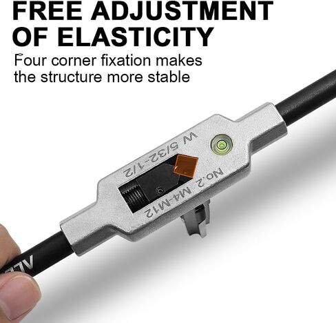 Bicycle Thread Repair Kit 9/16 inch - Pedal Thread Tapping Tool with Crank Protection, Steel Thread Restorer for Bicycle Pedals, Bottom Bracket, and Crankset Maintenance in Kuwait