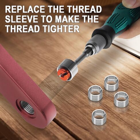 Bicycle Thread Repair Kit 9/16 inch - Pedal Thread Tapping Tool with Crank Protection, Steel Thread Restorer for Bicycle Pedals, Bottom Bracket, and Crankset Maintenance in Kuwait