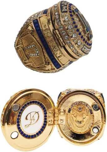 TREASURE 2024 L#A-GOLD FLIP NEW CHAMPIONSHIP RING #5#17#50 & LUXURY BOX LEGEND VICTORIOUS RARE SPORTS FAN GIFT SERIES - عرض الأعياد in Saudi Arabia