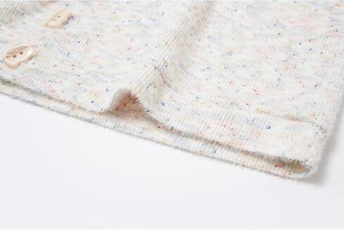 GURUNVANI Men Tie Hooded Cardigan Sweater Unisex Oversized Rainbow Speckled Knitted Coat in Saudi Arabia