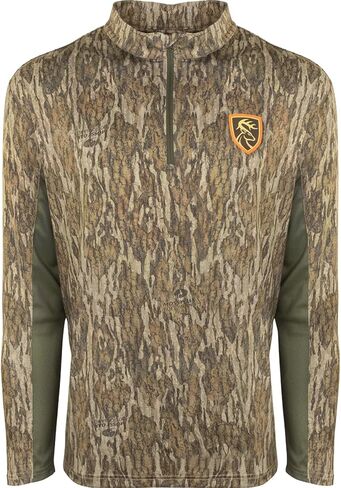 سترة صيد DRAKE Waterfowl للرجال بسحاب 1/4 مع Agion Active XL بأكمام طويلة للصيد in Kuwait